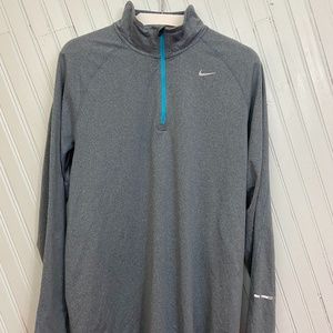 Nike Gray Athletic Running Pullover